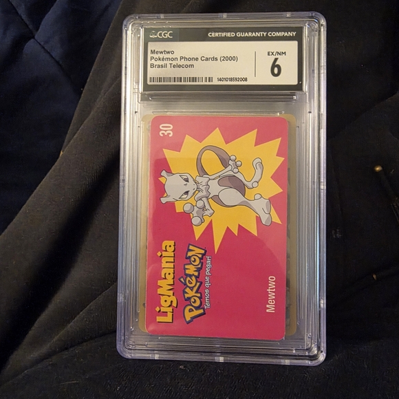 rare phone cards X-Files Australian 4 card phonecards set 1990 Mewtwo Brazil Phone Card Graded